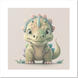 Flex der kleine Triceratops - Der mutige unter den Dinosauriern Posters and Art